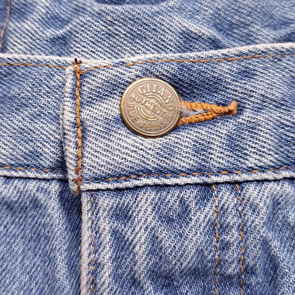 P.S. Gitano Mom Jeans Women 29 Blue Excellent High Rise Tapered 90s Vintage - Picture 3 of 11